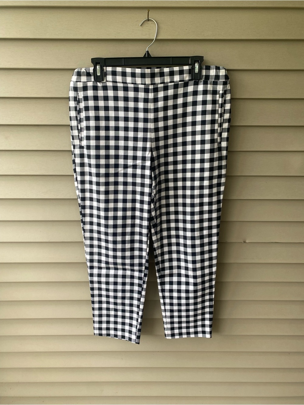Joe Fresh Black and White Gingham Women’s Trousers